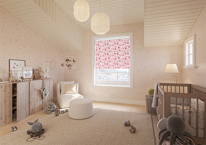 Magic Castle, Princess Pink - Roller Blind - Image 7
